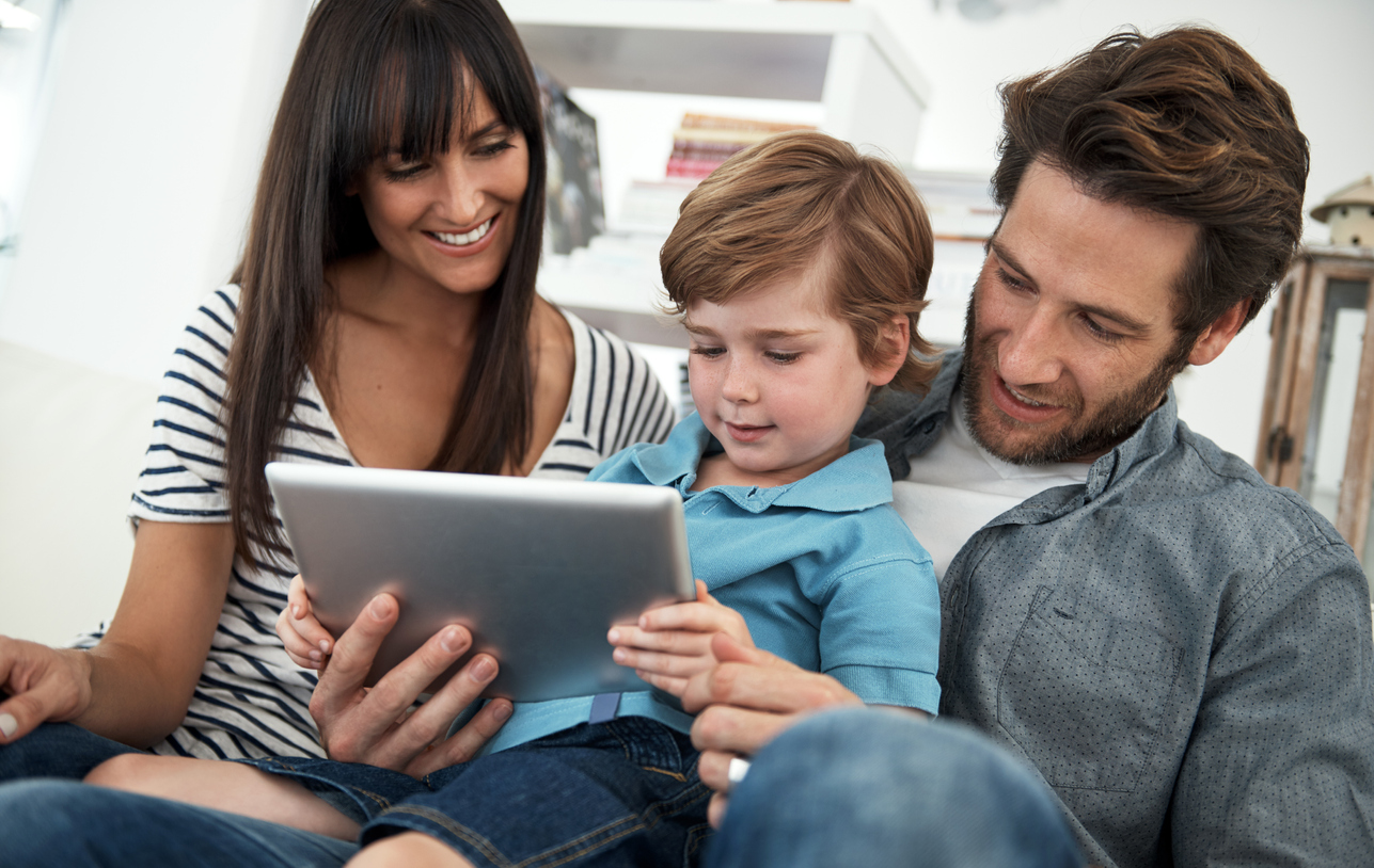 Visiting websites for kids as a family