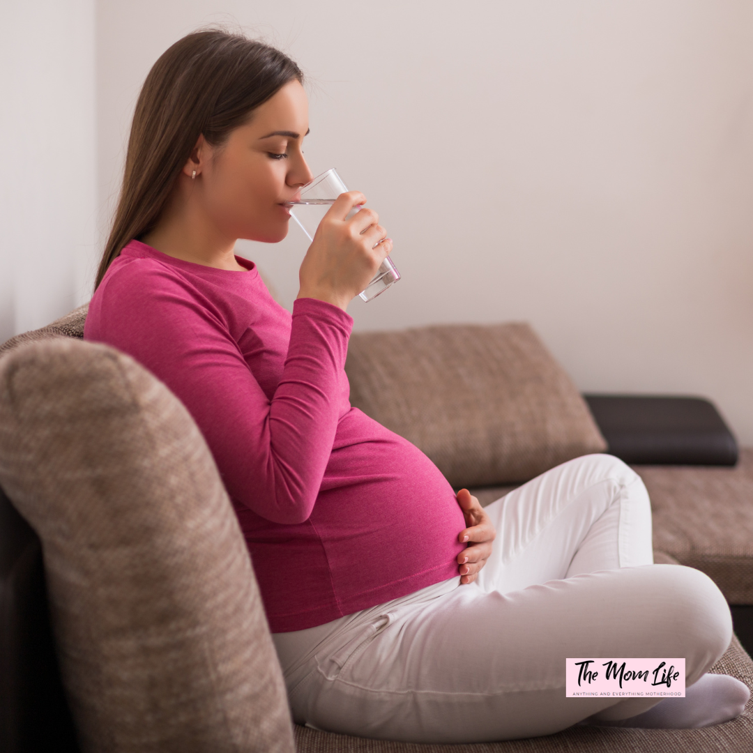 Pregnant Woman Staying Hydrated: Drinking Water for Pregnancy Health